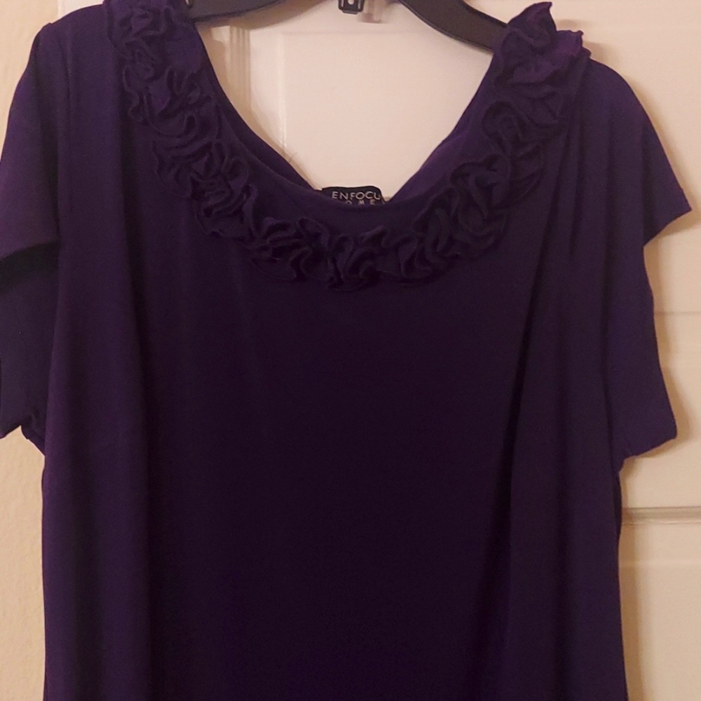 16W purple Enfocu Women Dress